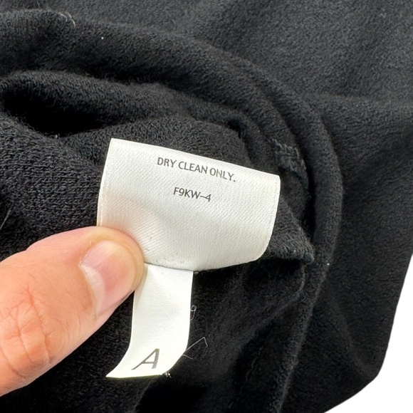 Eileen Fisher Women Elastic Waist Pull on Pant Size M Black Classic Casual - Picture 5 of 11